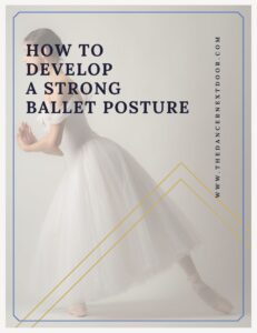 strong ballet posture